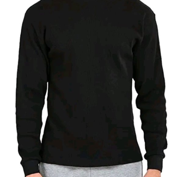 NIP - Men's Textured Thermal Black Shirt - Various Sizes - Goodfellow & Co. - Picture 2 of 5